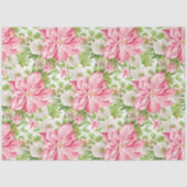 Kerstmis: Floral Holiday Tissuepapier (Voorkant)