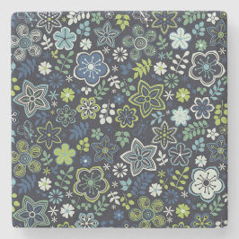 Kerstmis - Florentijnse 3D-wandkunst Stenen Onderzetter