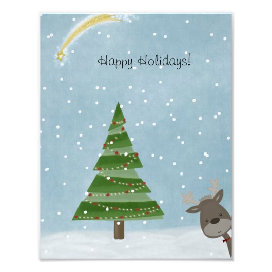 Kerstmis Foto Afdruk (Voorkant)