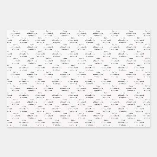 Kerstmis foto Collage Moderne Vreugdevolle Momente Inpakpapier Vel (Voorkant 3)