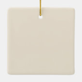 Kerstmis Foto Ornament met Kat & Naam op Maat (Achterkant)