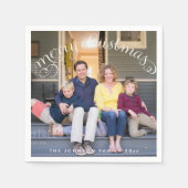 Kerstmis Foto Papieren Servetten (Voorkant)