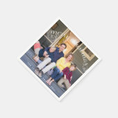 Kerstmis Foto Papieren Servetten (Hoek)