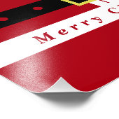 Kerstmis foto Print Grappig Sinterklaas ontwerp Afdruk (Hoek)