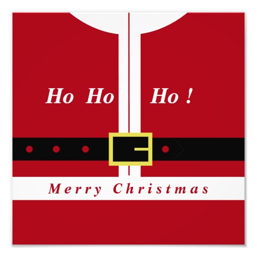 Kerstmis foto Print Grappig Sinterklaas ontwerp Afdruk (Voorkant)