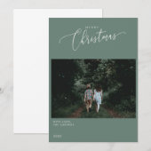 KERSTMIS FOTOKAART KAART (Voorkant / Achterkant)