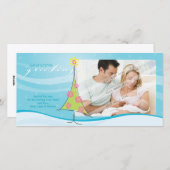 KERSTMIS FOTOKAART :: wonderlijke kerstboom 1L Feestdagenkaart (Voorkant / Achterkant)