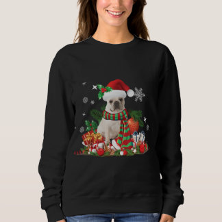 Kerstmis, Franse Bulldog, Frenchie, Hond met Sant Trui