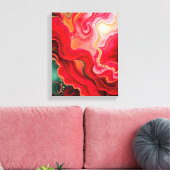 Kerstmis Frequentie Resonantie Premium Verpakt Canvas Afdruk (Insitu (Woonkamer))