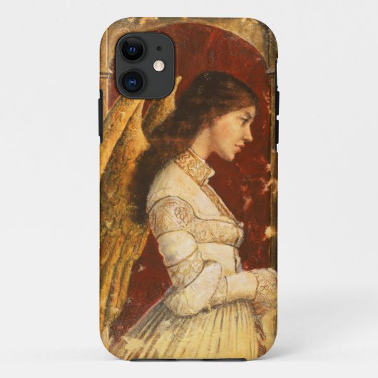 Kerstmis Fresco Angel Case-Mate iPhone Case (Achterkant)