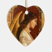 Kerstmis Fresco Angel Keramisch Ornament (Rechts)