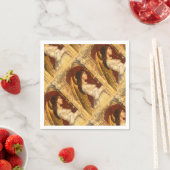 Kerstmis Fresco Angel Servetten (Insitu)