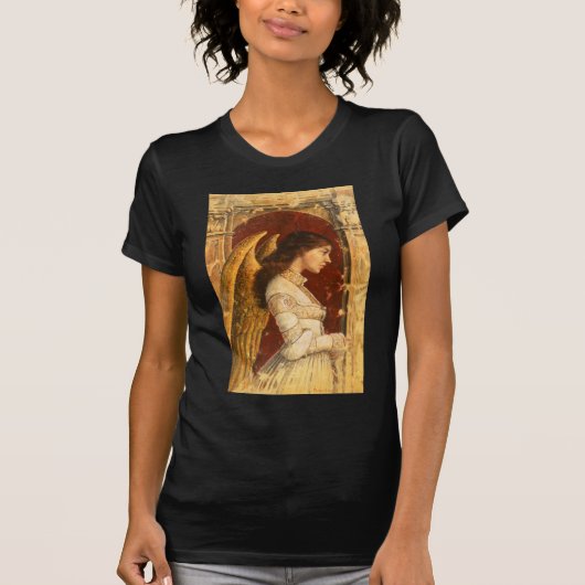 Kerstmis Fresco Angel T-shirt (Voorkant)