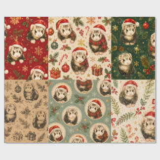 Kerstmis Fret Montague Inpakpapier