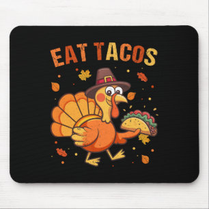 Kerstmis Funny Mexicaanse kalkoen eet taco's Chris Muismat