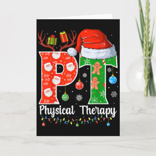 Kerstmis Fysiotherapie Kerstmis Pt Xmas Kaart