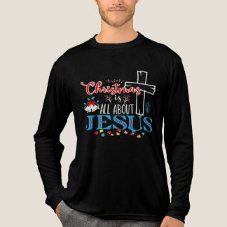 Kerstmis gaat over Jezus Tri-Blend Shirt