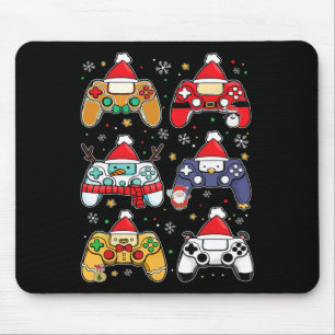 Kerstmis Gamer Controller Xmas Gamen Mannen Jongen Muismat