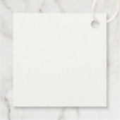 KERSTMIS GARLAND Vakantie Lijst Gift Label (Achterkant)