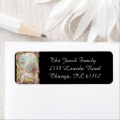 Kerstmis Geboorte Baby Jesus Rozen Etiket (Insitu)