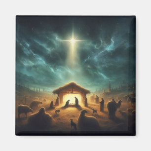 Kerstmis/Geboorte/Jezus Magneet