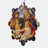 Kerstmis Geboorte Kunst Ornament Kaart (Links)