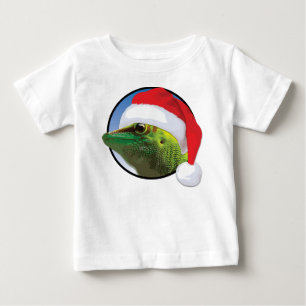 Kerstmis Gecko - Baby Fine Jersey T-Shirt