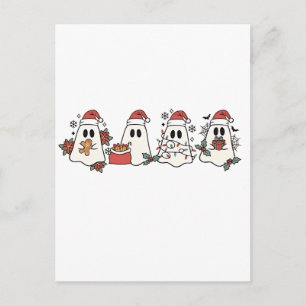 Kerstmis Geest Spoken Feestdag Halloween Kerstmis Uitnodiging Briefkaart