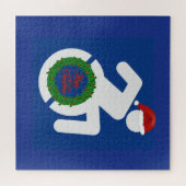 Kerstmis Gehandicapt Legpuzzel (Horizontaal)