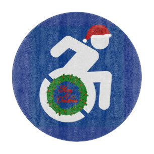 Kerstmis gehandicapten snijplank