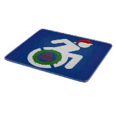 Kerstmis gehandicapten snijplank (Hoek)