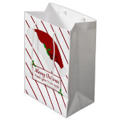 Kerstmis Geheime kerstcadeautas voor kerstmis Medium Cadeauzakje (Voorkant Gekanteld)