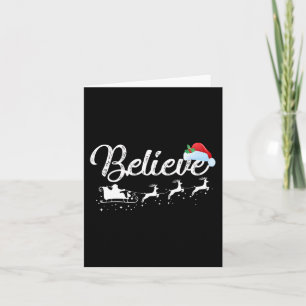 Kerstmis - Geloof in de kerstman Kaart