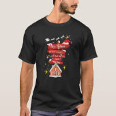 Kerstmis, gelukkig nieuwjaar, vakantieseizoen, gem t-shirt (Voorkant)