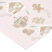 Kerstmis gemberbread Tafeldoek Korte Tafelloper (Hoek)