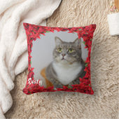 Kerstmis - Gepersonaliseerde huisnaam/ Foto Kussen (Deken)