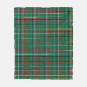 Kerstmis geruit groen patroon-23914 fleece deken
