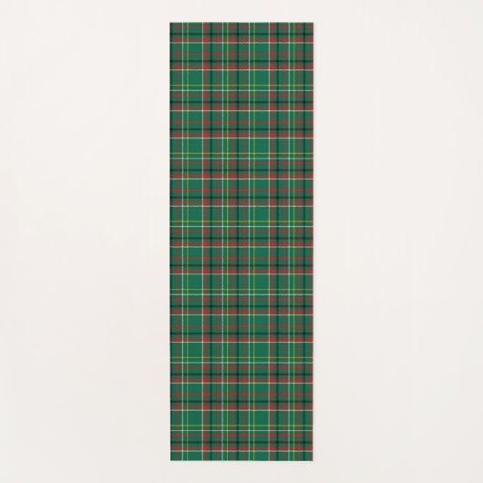Kerstmis geruit groen patroon-23914 yogamat (Voorkant)