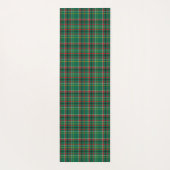 Kerstmis geruit groen patroon-23914 yogamat (Achterkant)