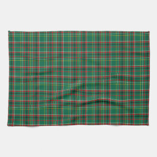 Kerstmis geruite groene patroon-23914 theedoek