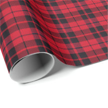 Kerstmis geruite patroon inpakpapier