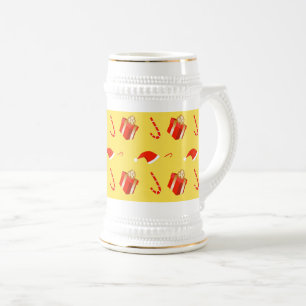 Kerstmis geschenkdoos Santa hoed snoep Bierpul