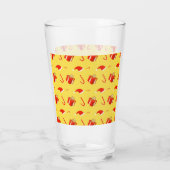 Kerstmis geschenkdoos Santa hoed snoep Glas (Achterkant)