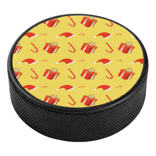 Kerstmis geschenkdoos Santa hoed snoep Hockey Puck