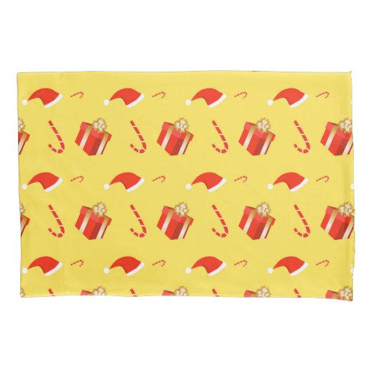 Kerstmis geschenkdoos Santa hoed snoep Kussensloop (Voorkant)