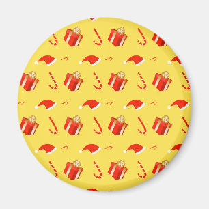 Kerstmis geschenkdoos Santa hoed snoep Magneet