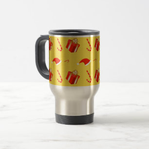 Kerstmis geschenkdoos Santa hoed snoep Reisbeker