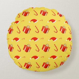 Kerstmis geschenkdoos Santa hoed snoep Rond Kussen
