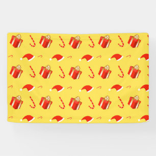 Kerstmis geschenkdoos Santa hoed snoep Spandoek
