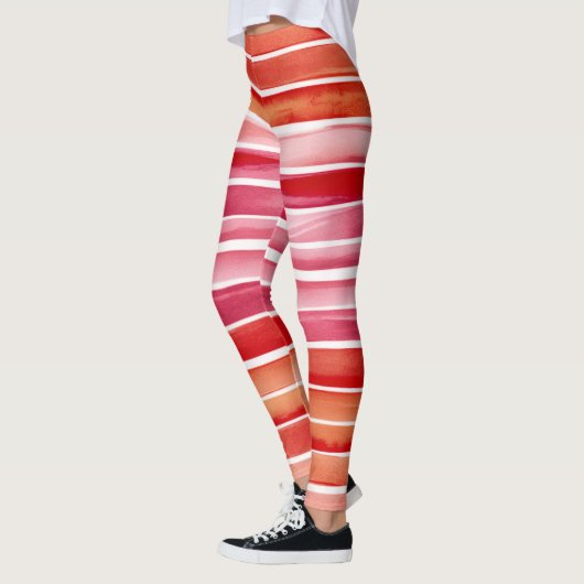 Kerstmis gestript leggings (Links)